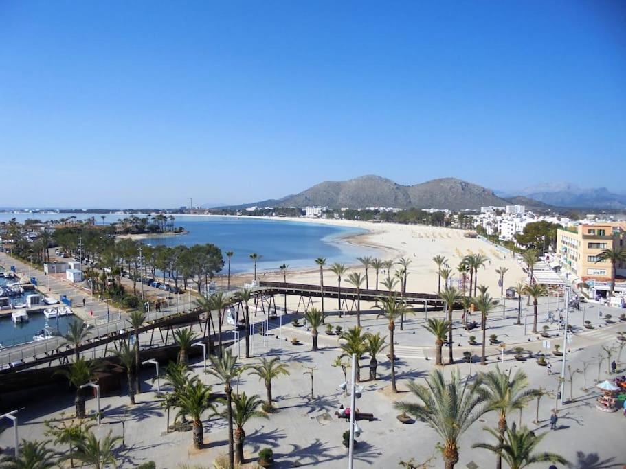 Tranquilo Apartamento Con Vistas Al Mar. Port de Alcudia  Luaran gambar
